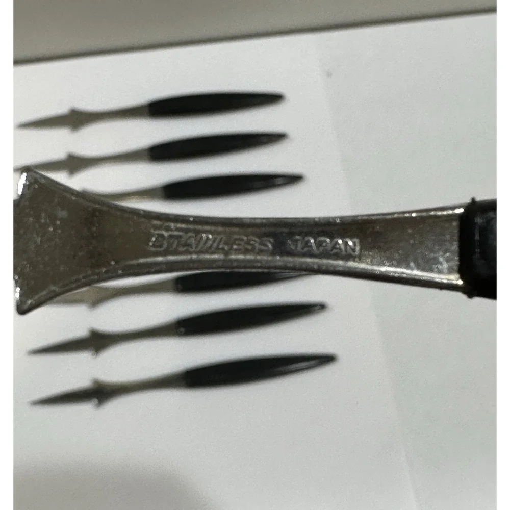 Vintage Little Forks TWO 8-Piece‎ Set Stainless Steel, Made in Japan, MCM